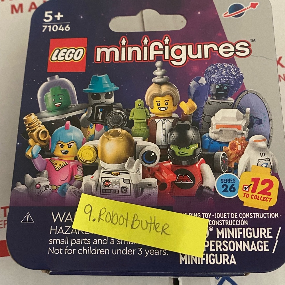 NWT LEGO Minifigures Series 26 Robot Butler
